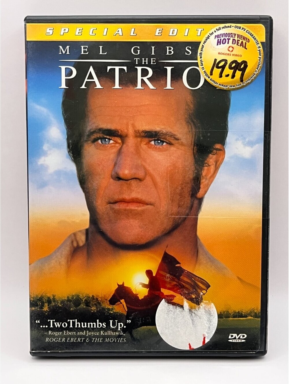 The Patriot DVD Special Edition Mel Gibson 2000 Action & Roland Emmerich